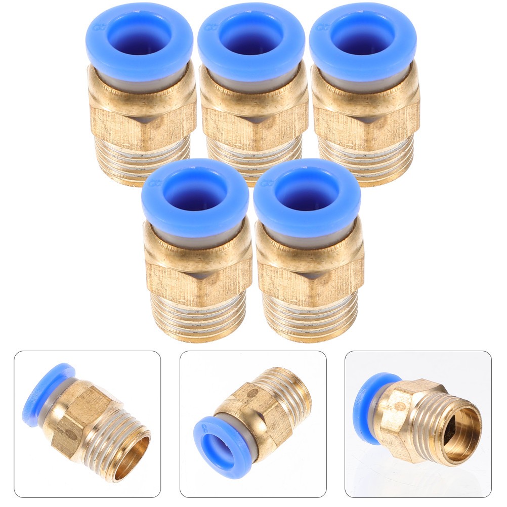 5Pcs Durable ABS Hose Fittings Quick Connect Coupler for Home Use