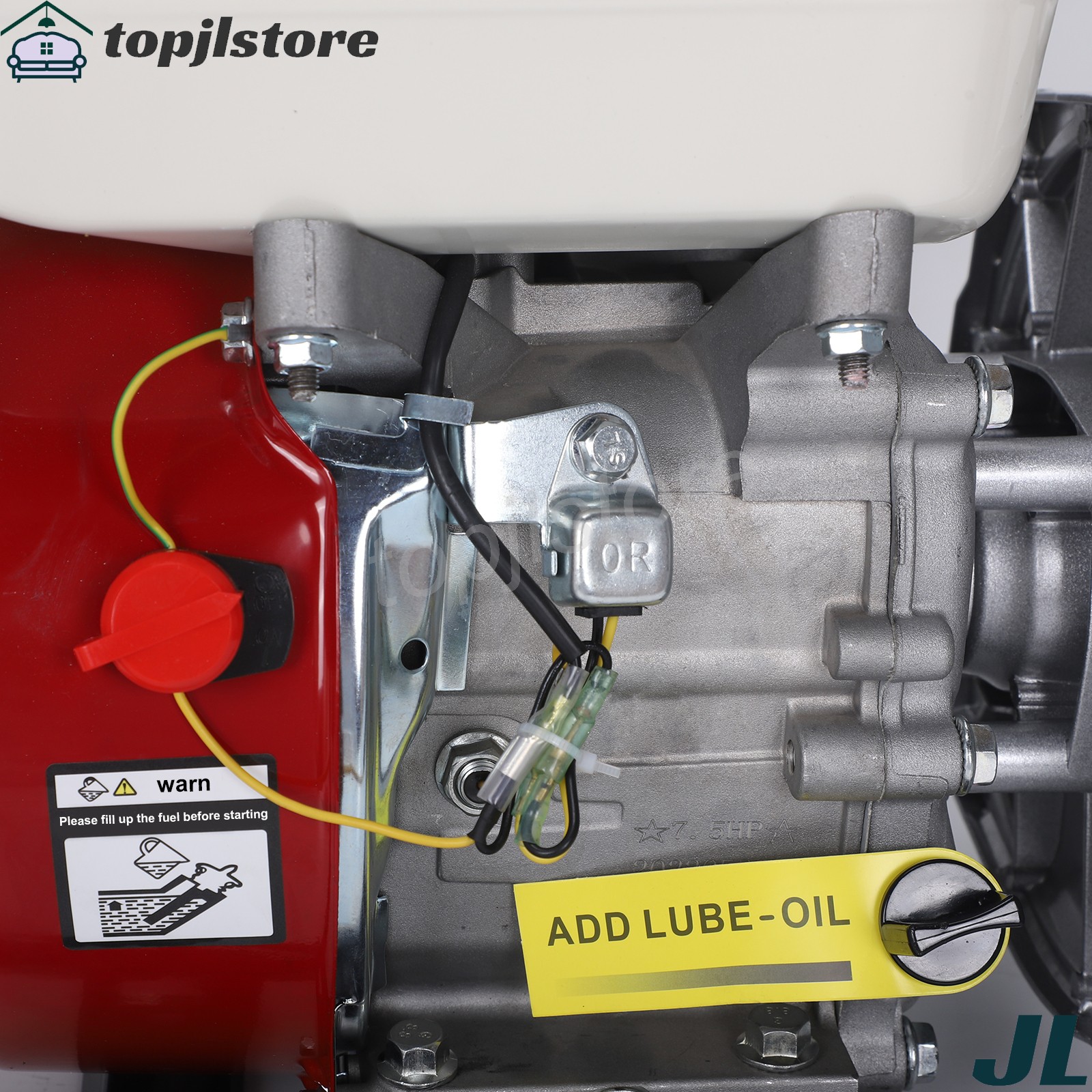 6.5 HP 4-Stroke Gas-Powered Water Transfer Pump 2″ 212CC 158GPM Semi-Trash Pump