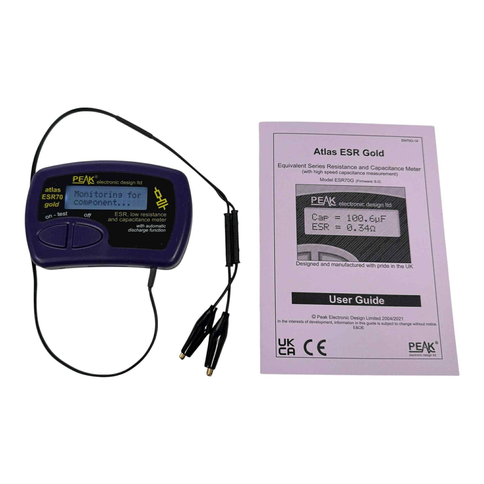 ESR70 ESR-70 Gold Peak Electronics ESR / Capacitance Meter