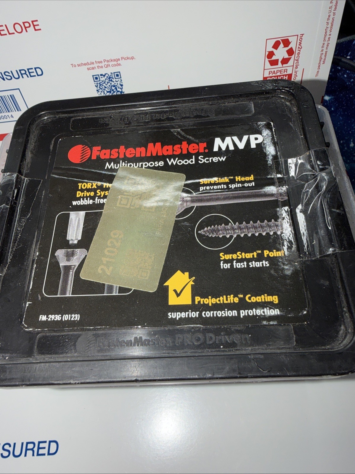 FastenMaster MVP 3” Multi-Purpose 250-Pack Wood Screws for Framing Cabinetry
