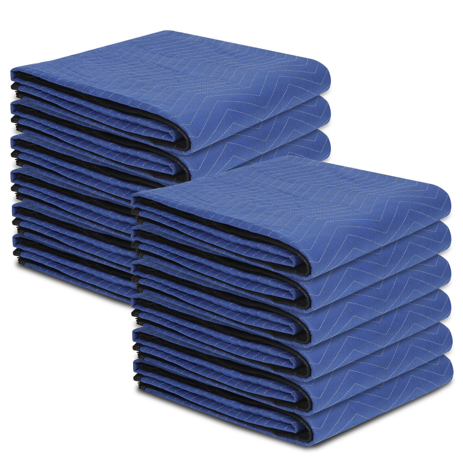 12/24/48 Pack 80» x 72» Moving Blankets Furniture Packing Shipping Blankets