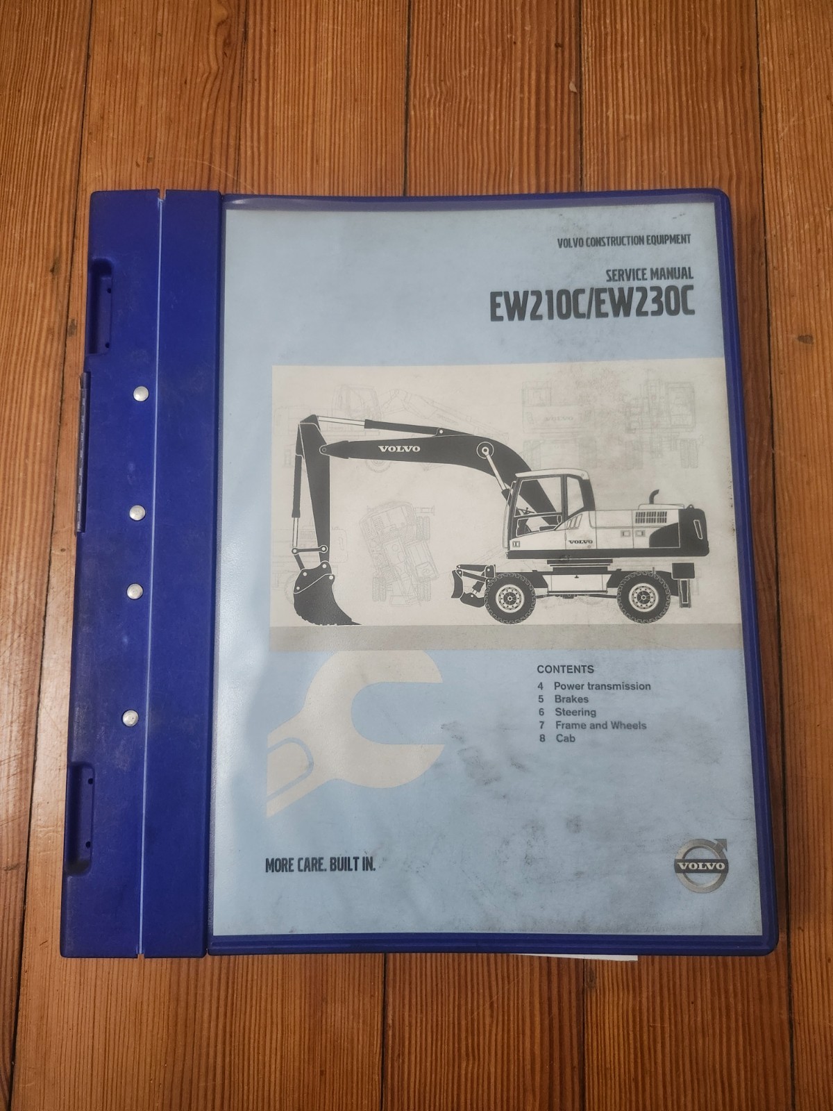VOLVO EW210C EW230C Excavator Service Shop Repair Manual Book Set 1- 4