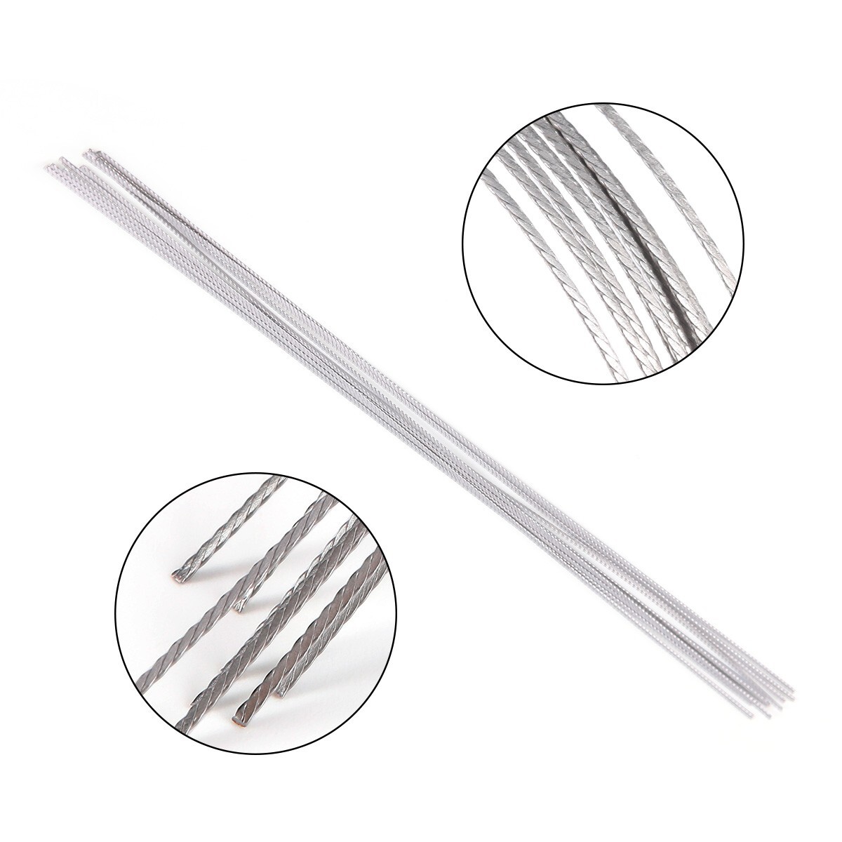 Dental Orthodontic Lingual Retainer Wire Flat Straight Twist Wires 0.010*0.028