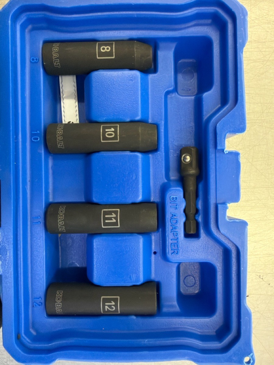 KOBALT TOOLS 0864581 SET OF 10PC 3/8″ DRIVE IMPACT SOCKETS METRIC (CJL002082)