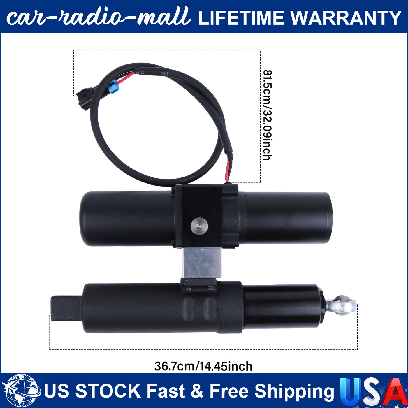 Actuator 2879224 2889029 For Polaris Glacier Pro HD Plow Hydraulic Angle System
