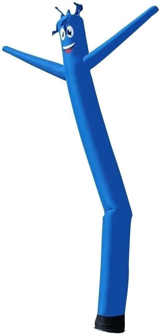 Light Blue 20ft Tall Inflatable Tube Man Air Powered Dancing Guy for Outdoors…