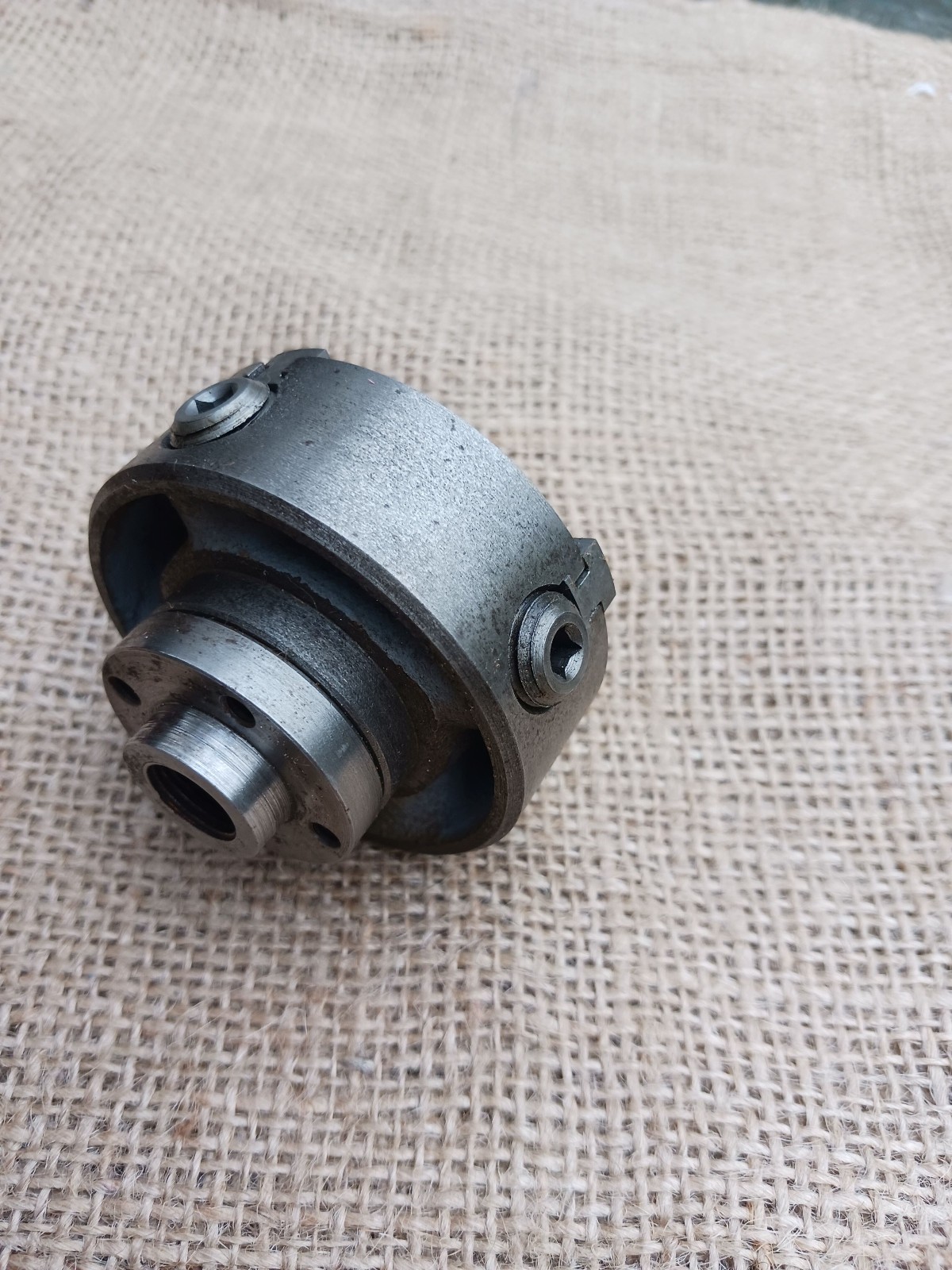 Unimat 4-jaw chuck #84-2104, M12 x 1 mm thread, Made in Austria