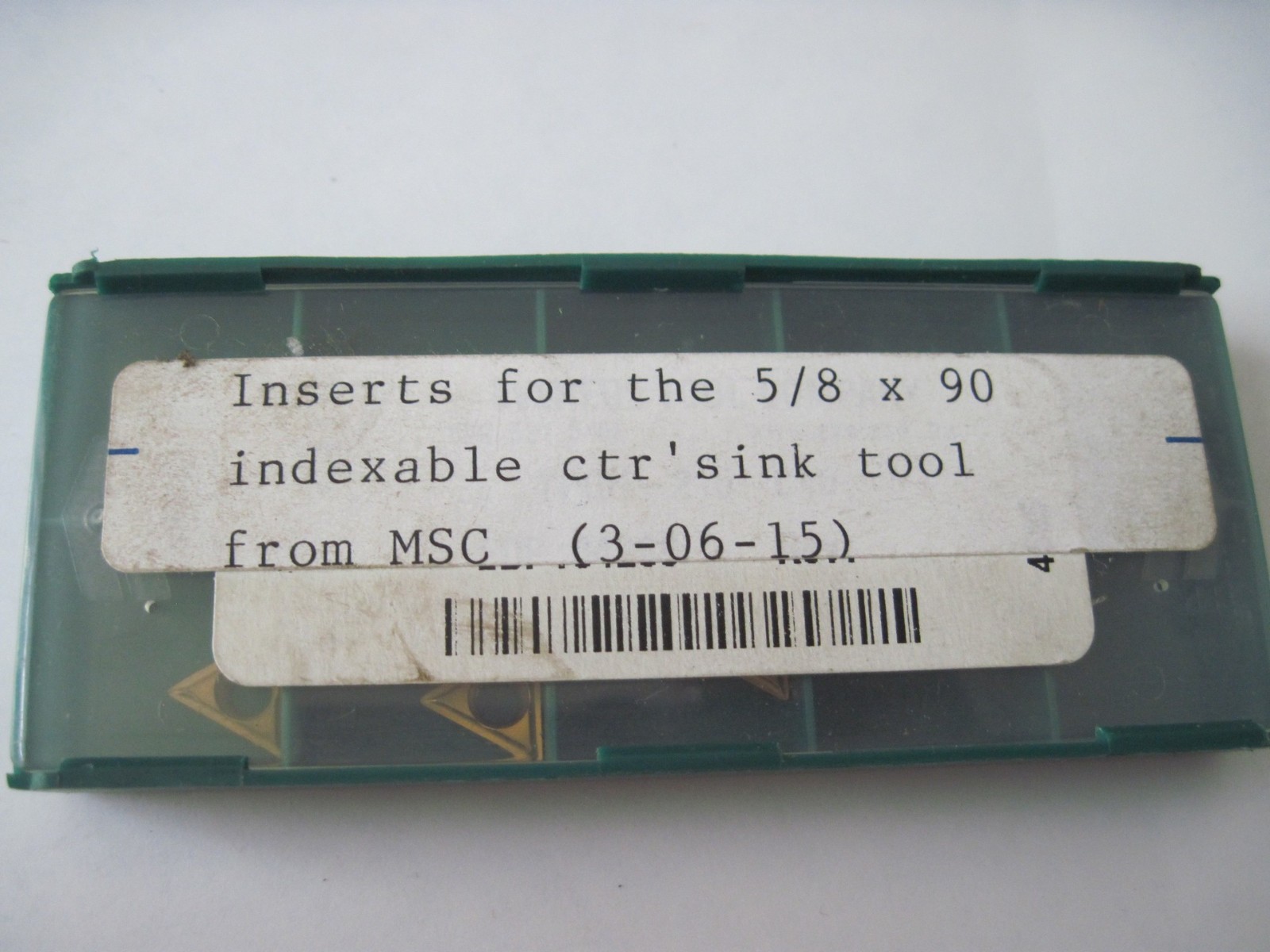 (Qty 6) Everede TPGH-215-CV6 Carbide Turning Inserts (.250 I.C.) MSC# 36879336