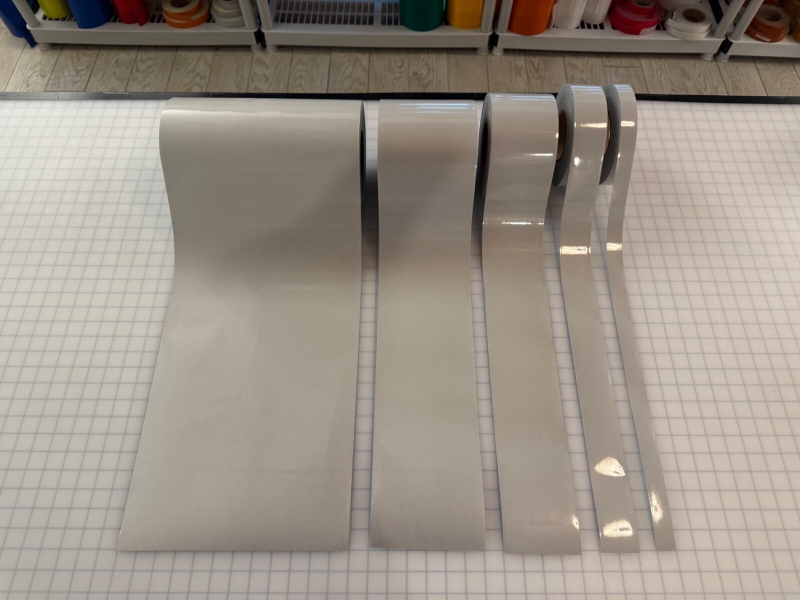 White Reflective Tape 3M 680 Type 1 Scotchlite ELG Reflect White 1″ 2″ 4″ 6″ 12″