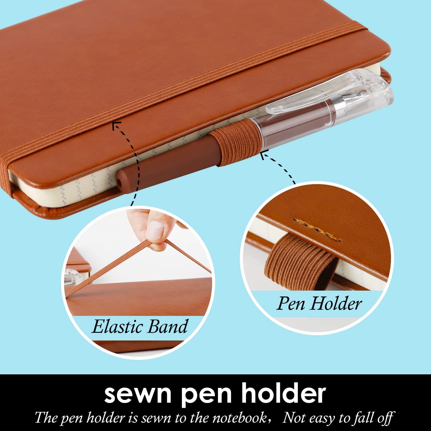 3 Pack Pocket Notebook Journals, Small Notepad Notebooks for Note Taking, A6 …