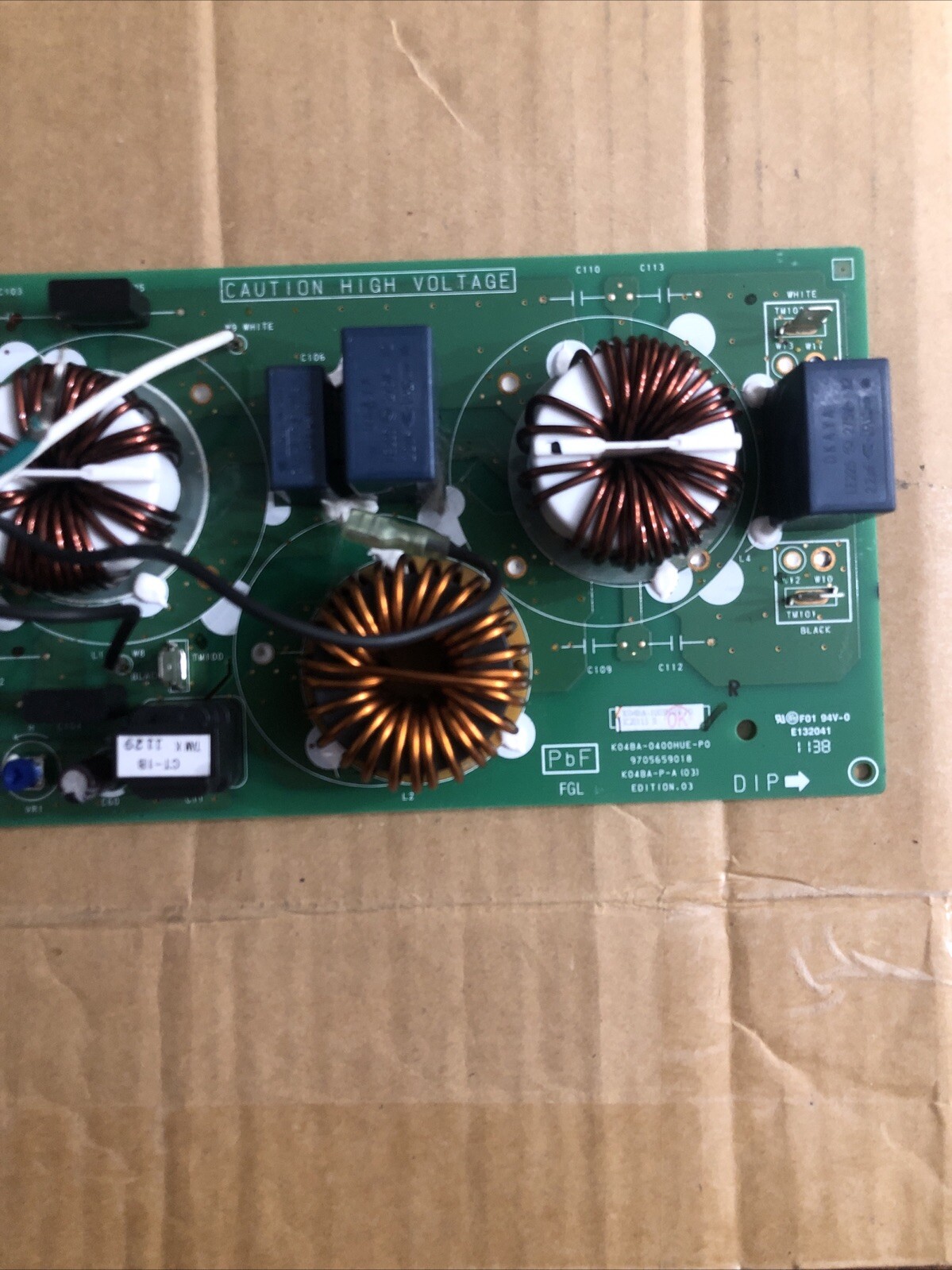 FUJITSU K04BA-0400HUE-PO 9705659018 PCB DUCTLESS HVAC CONTROL BOARD