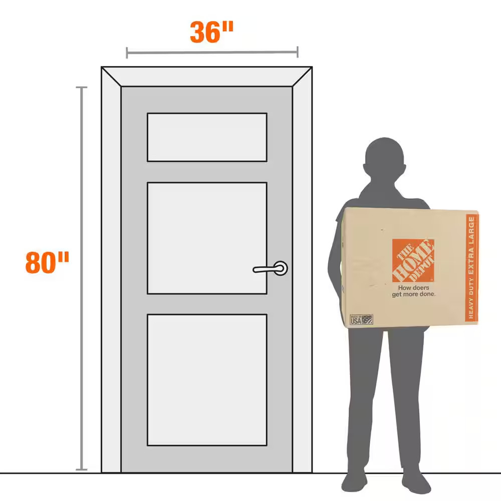 Extra Large Heavy Duty Moving, Shipping, Packing Box with Handles