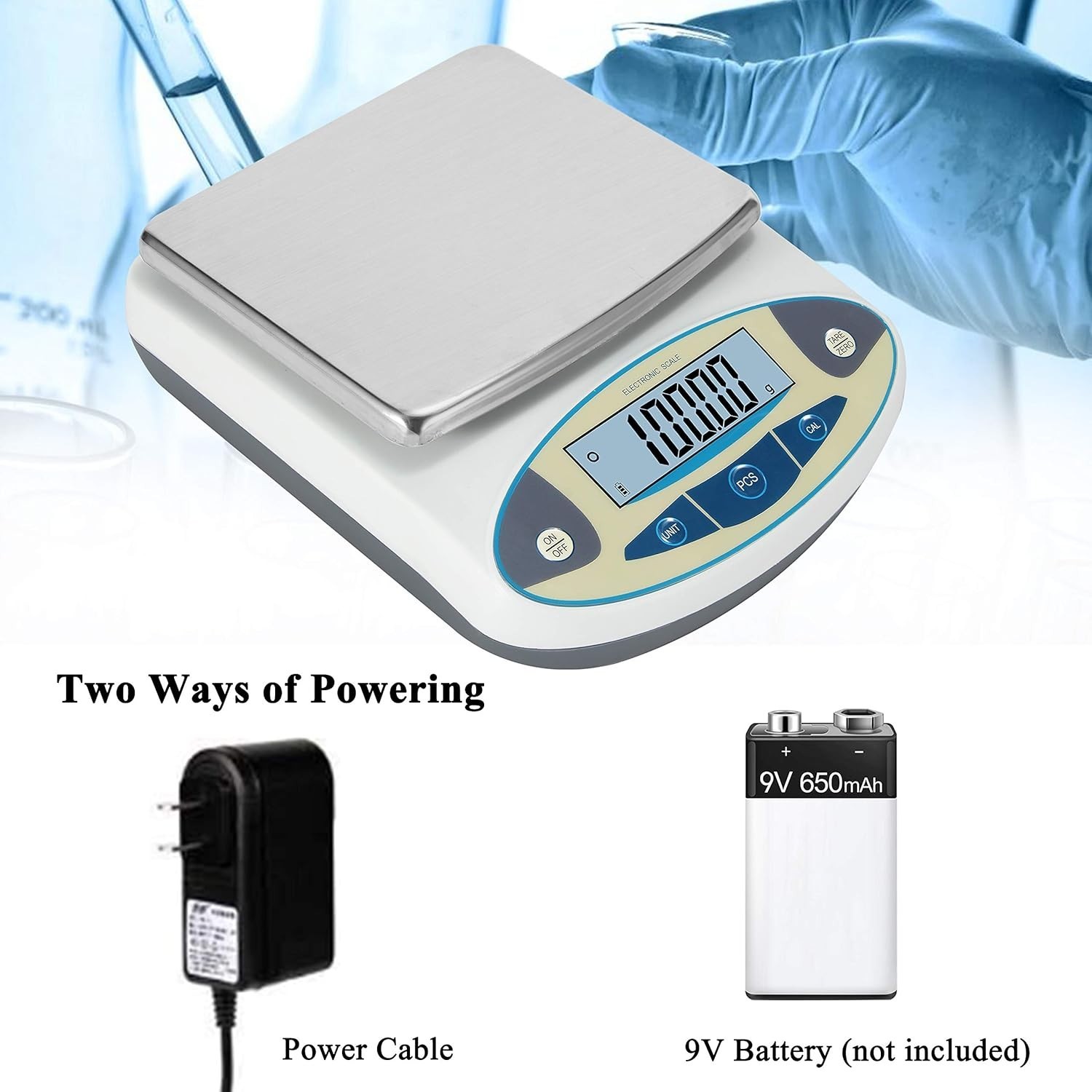 Bonvoisin Lab Scale 3000g x 0.01g High Precision Analytical Digital Balance New