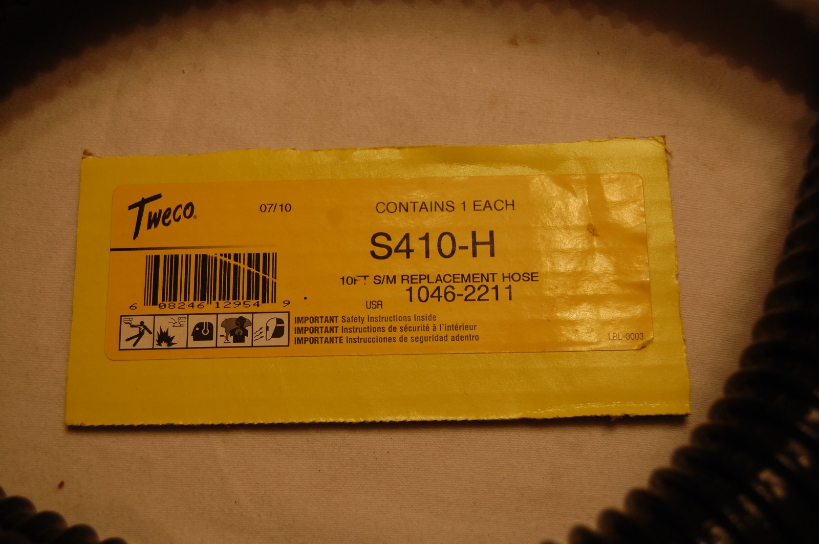 Tweco S410-H 10 Ft. Smoke Master Replacement Hose