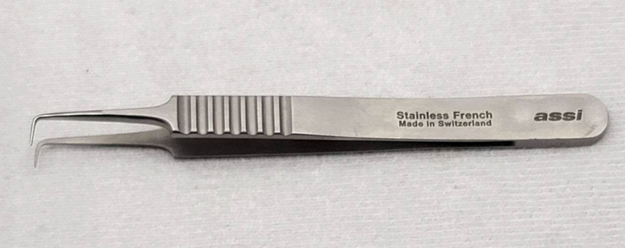 ASSI Micro Forceps JFA-5C 11cm Length 90° Tip