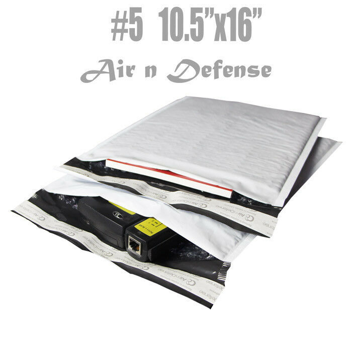 300 #5 10.5×16 Poly Bubble Padded Envelopes Mailers Shipping Bags AirnDefense