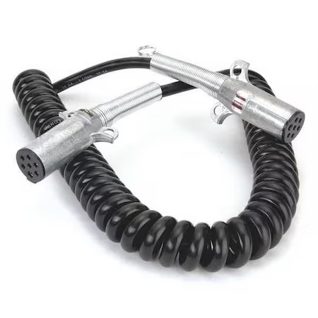 Velvac 590157 Cord, 180 In.L, Coiled, Copper