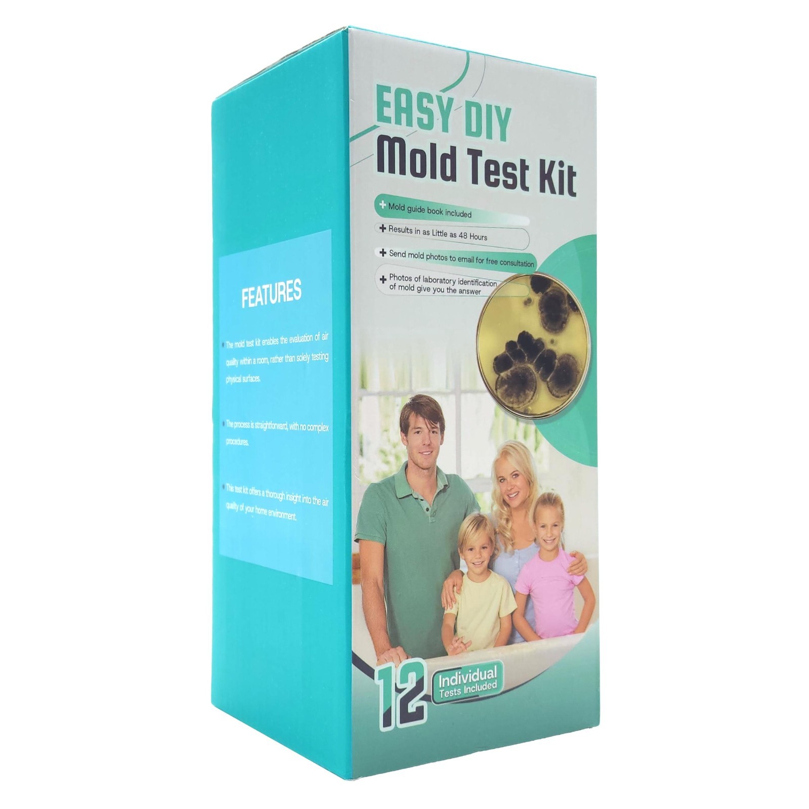 (Lot of 2) Mold Test Kit for Home Detection: 12 Professional DIY Testing Kits