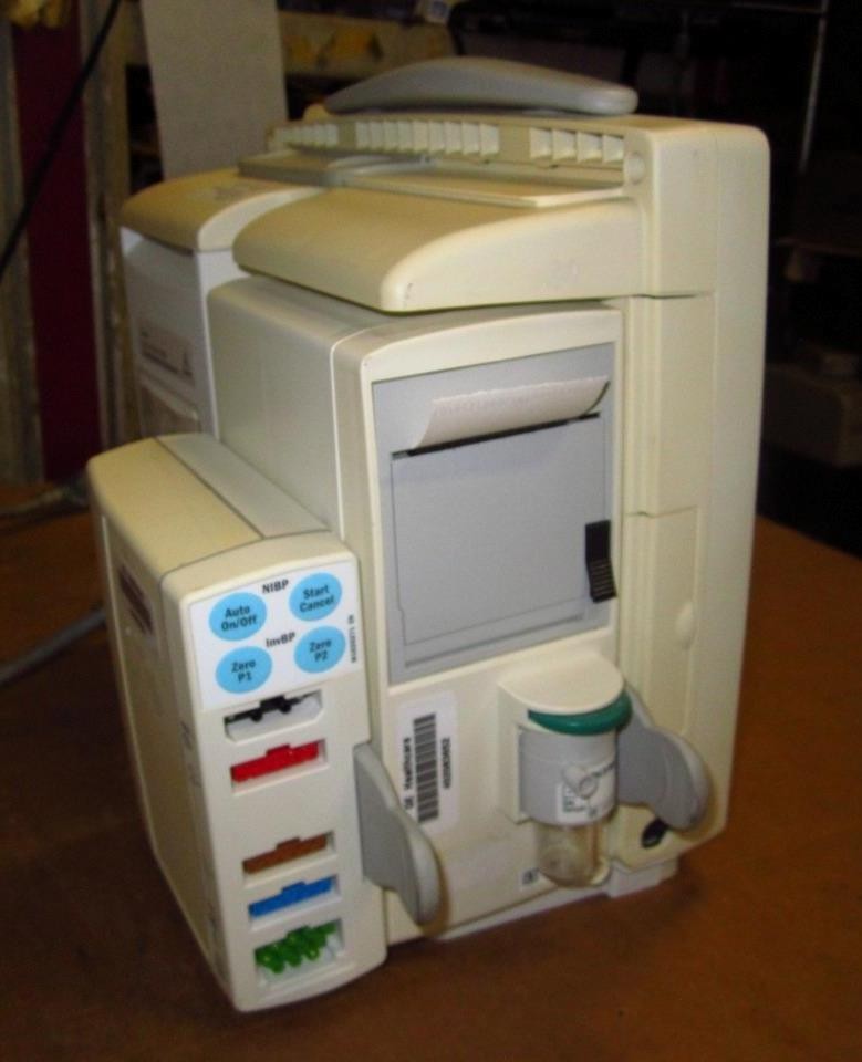 GE Datex Ohmeda S/5 F-FM-00 Monitor E-PSMP, N-FCREC-00 PRINTER ETCO2