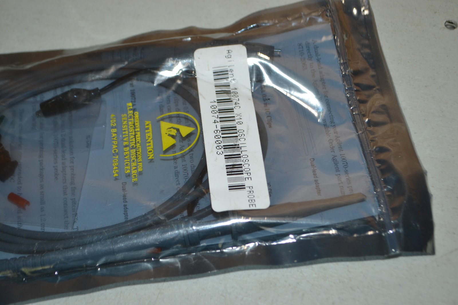 HP AGILENT ~ 10074C X10 ~ 150MHz 10:1 PASSIVE OSCILLOSCOPE PROBE (B7)