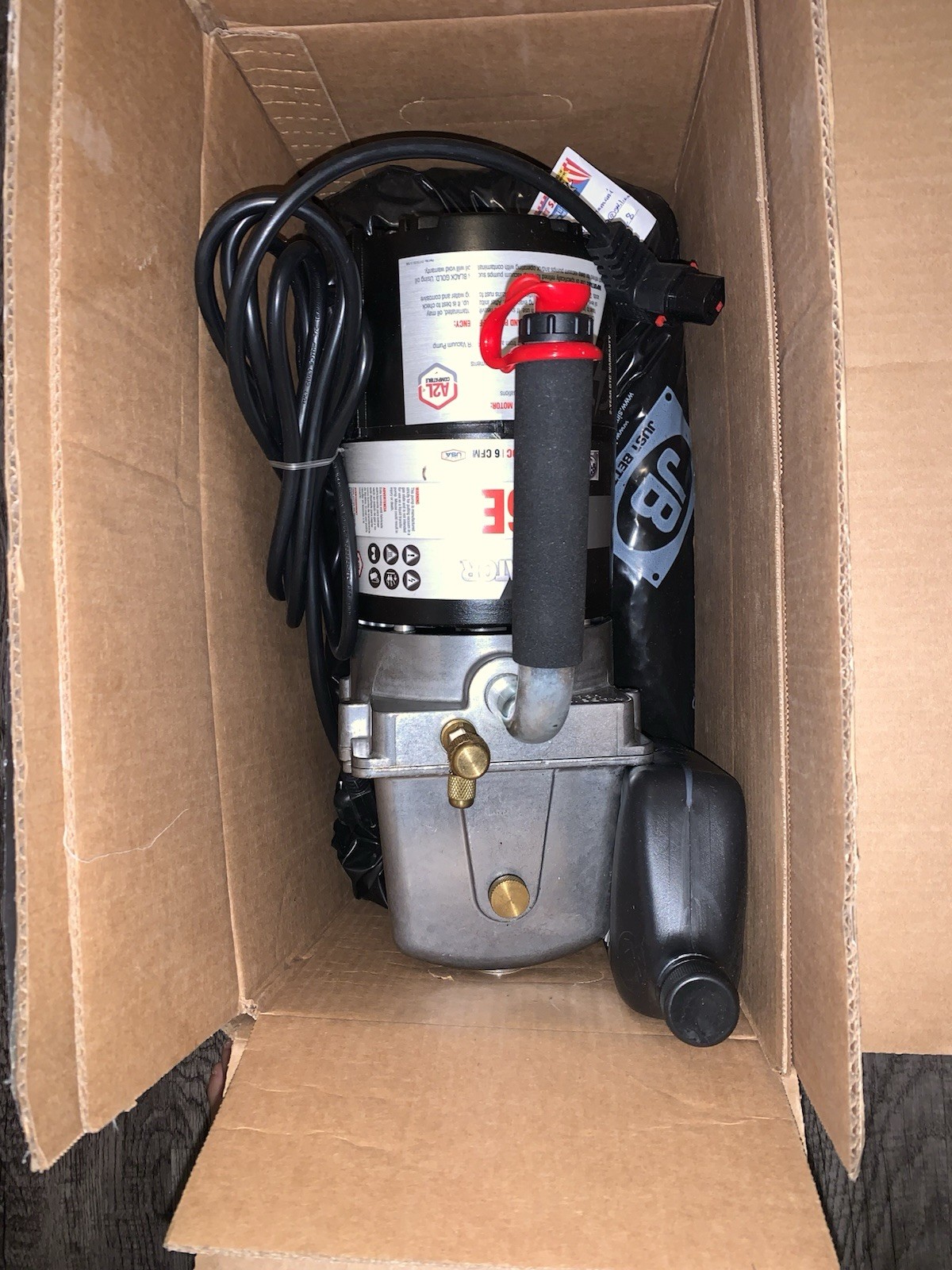 JB Eliminator DC 6E Evacuation Vacuum Pump 6 CFM 15 Microns DV-6EDC