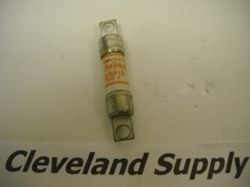 SHAWMUT A70P10-4 AMP TRAP TYPE 4 FUSES 10A 700V NEW CONDITION IN BOX