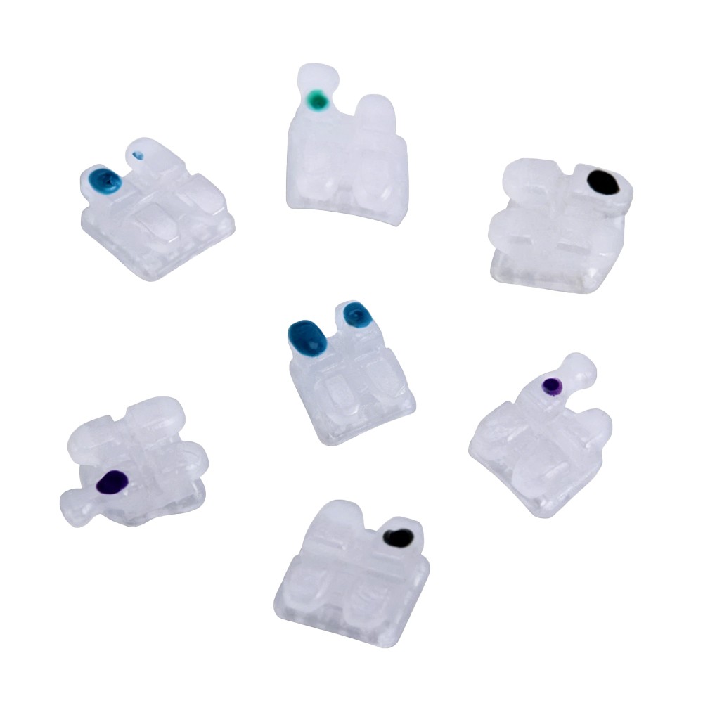Dental Ortho Clear Bracket Monocrystalline Sapphire /Ceramic Braces Roth MBT 022