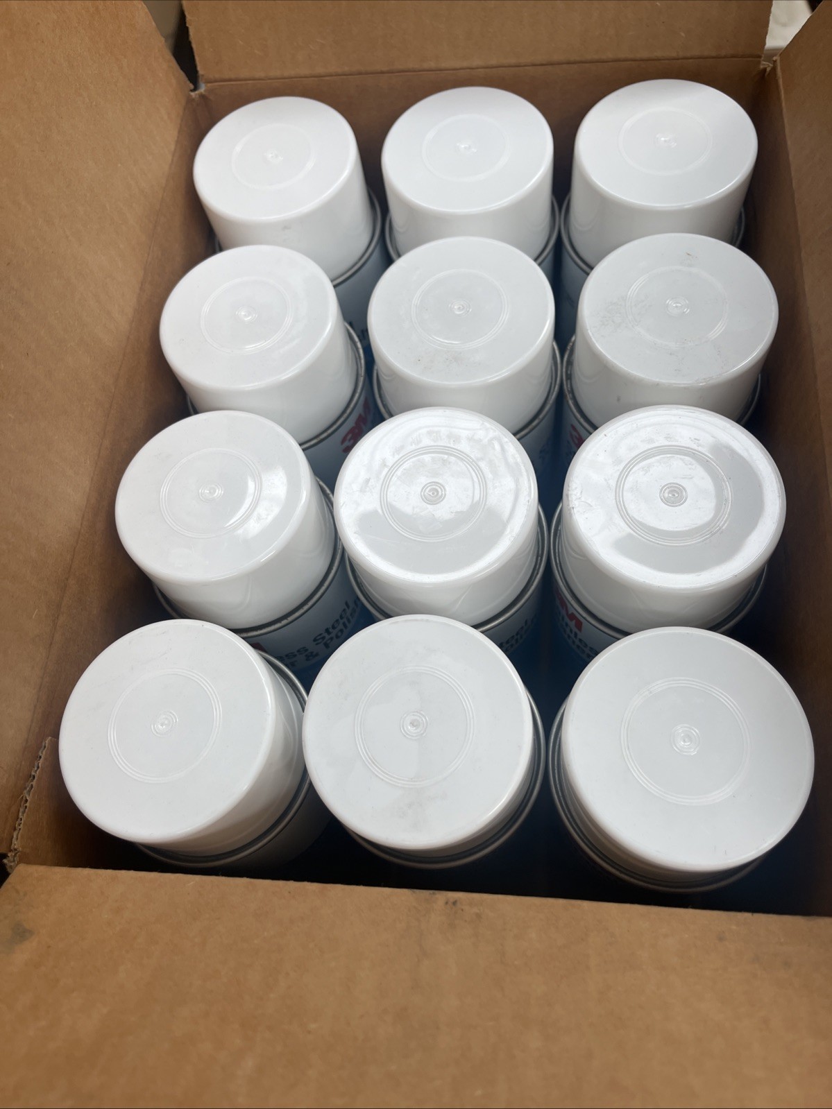 3M Stainless Steel Cleaner And Polish 21 Oz Cans Case Of 12 New