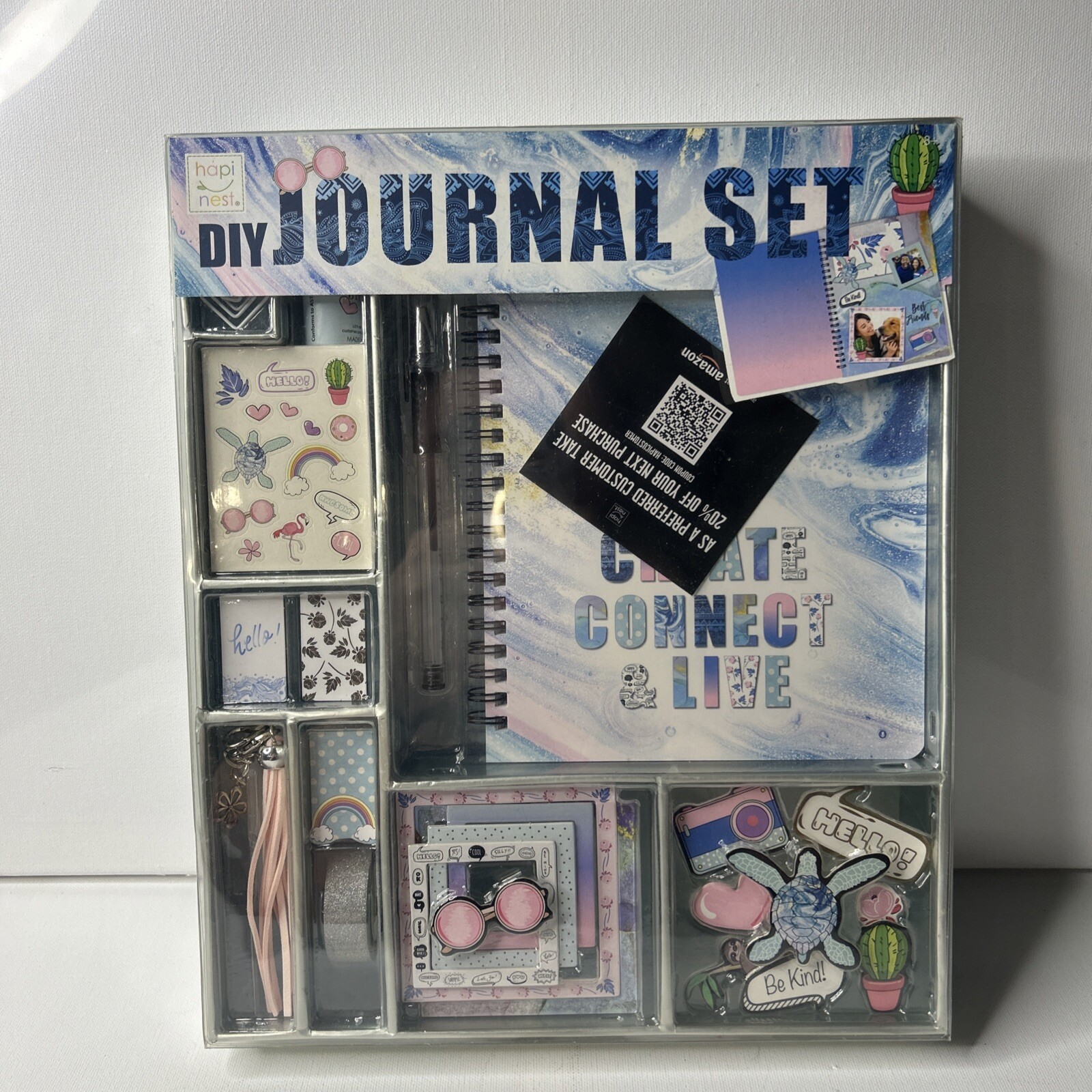 DIY Journal Kit for Girls 8-14, 63pcs Ideal for Teen and Tween Girls Gifts Id…