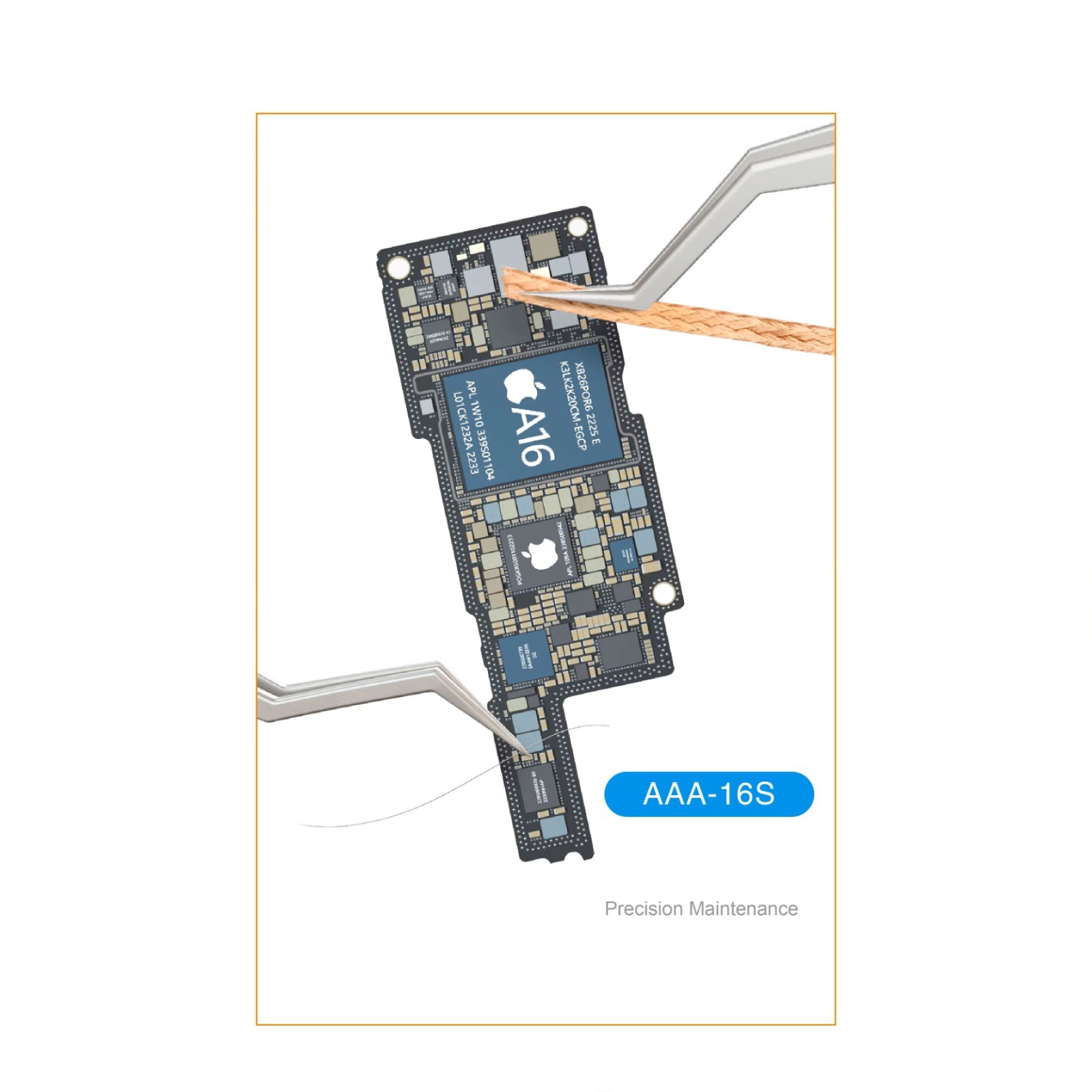 Curved Precision Tweezers – Anti-Static, Non-Magnetic Phone PCB Solder Repair