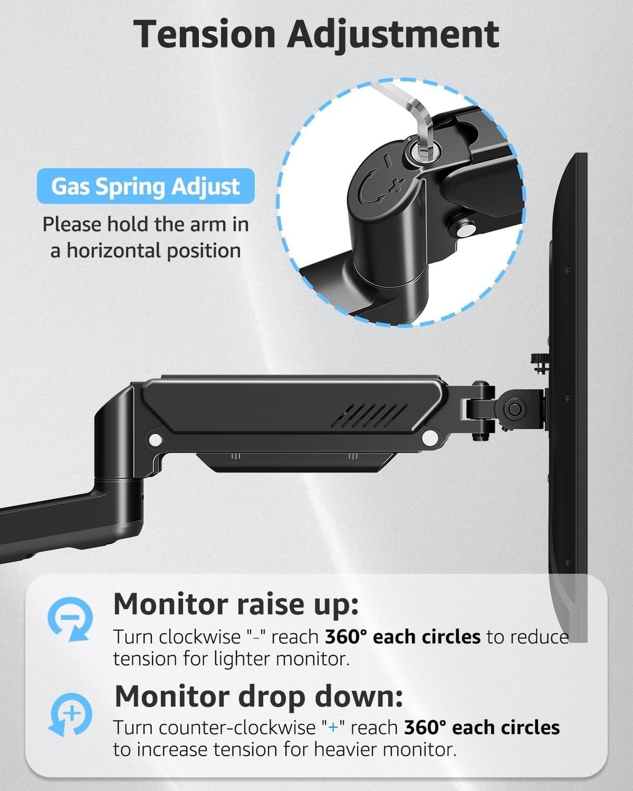 MOUNTUP Dual Monitor Wall Mount for 2 Max 32 Inch Computer Screen, Fully Adju…