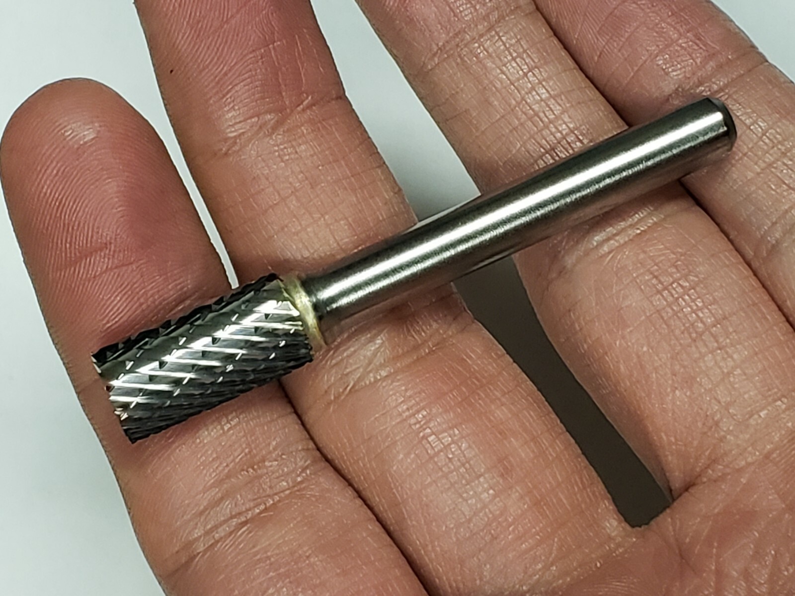 SB3D Cylindrical Cut Tungsten Carbide Burr Bur Cutting Tool Die Grinder Bit 1/4″