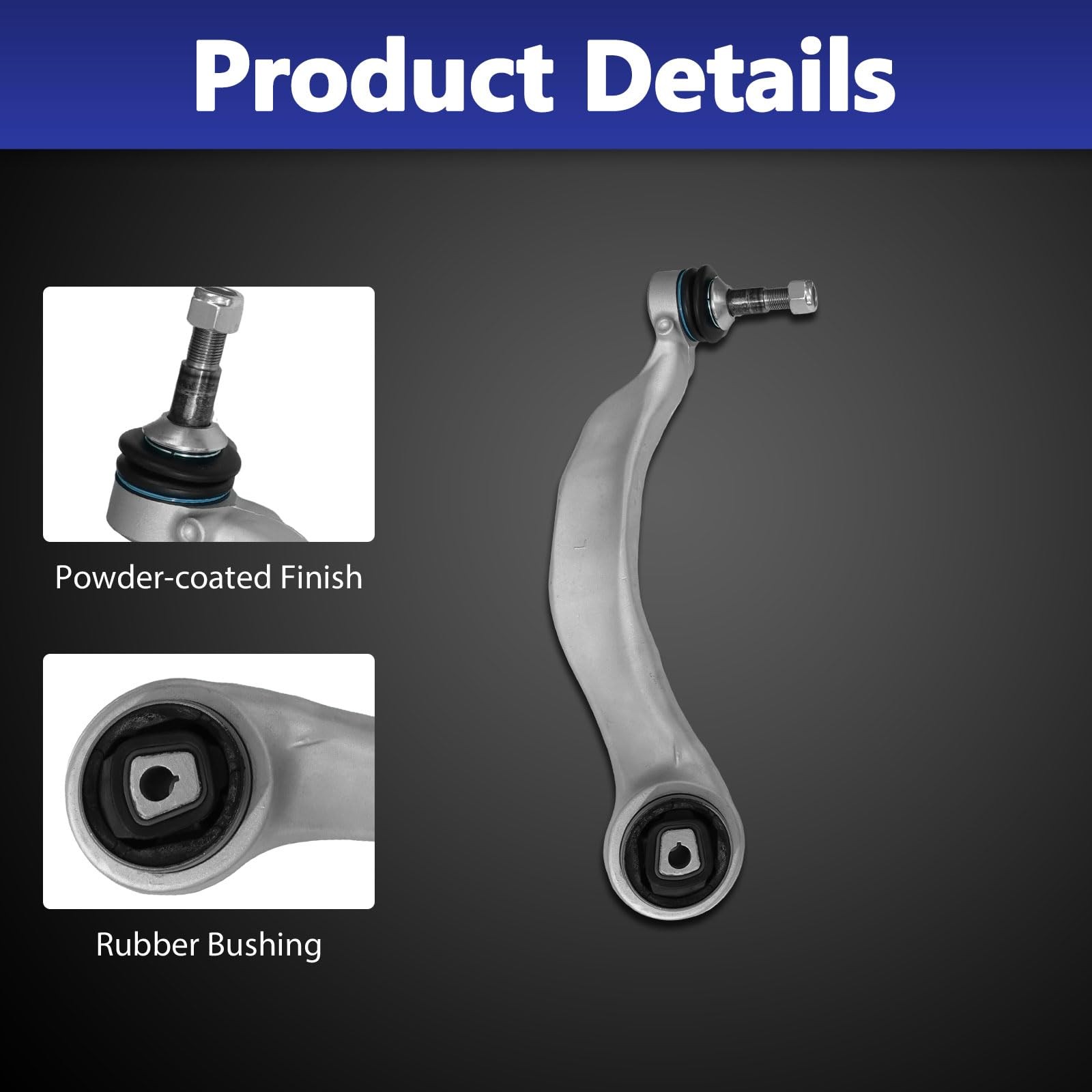 2PCS Front Lower Forward Control Arm Ball Joint Kit 535iGT 740i 750i 2009-2017