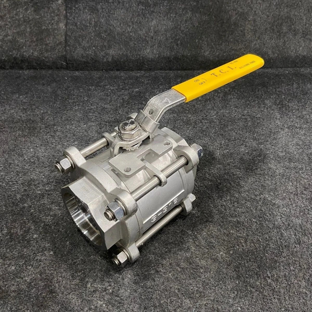 3″ TCI 316/316L TC 3000S 3-pieces socketweld Ball Valve w/ o-ring, silicone free