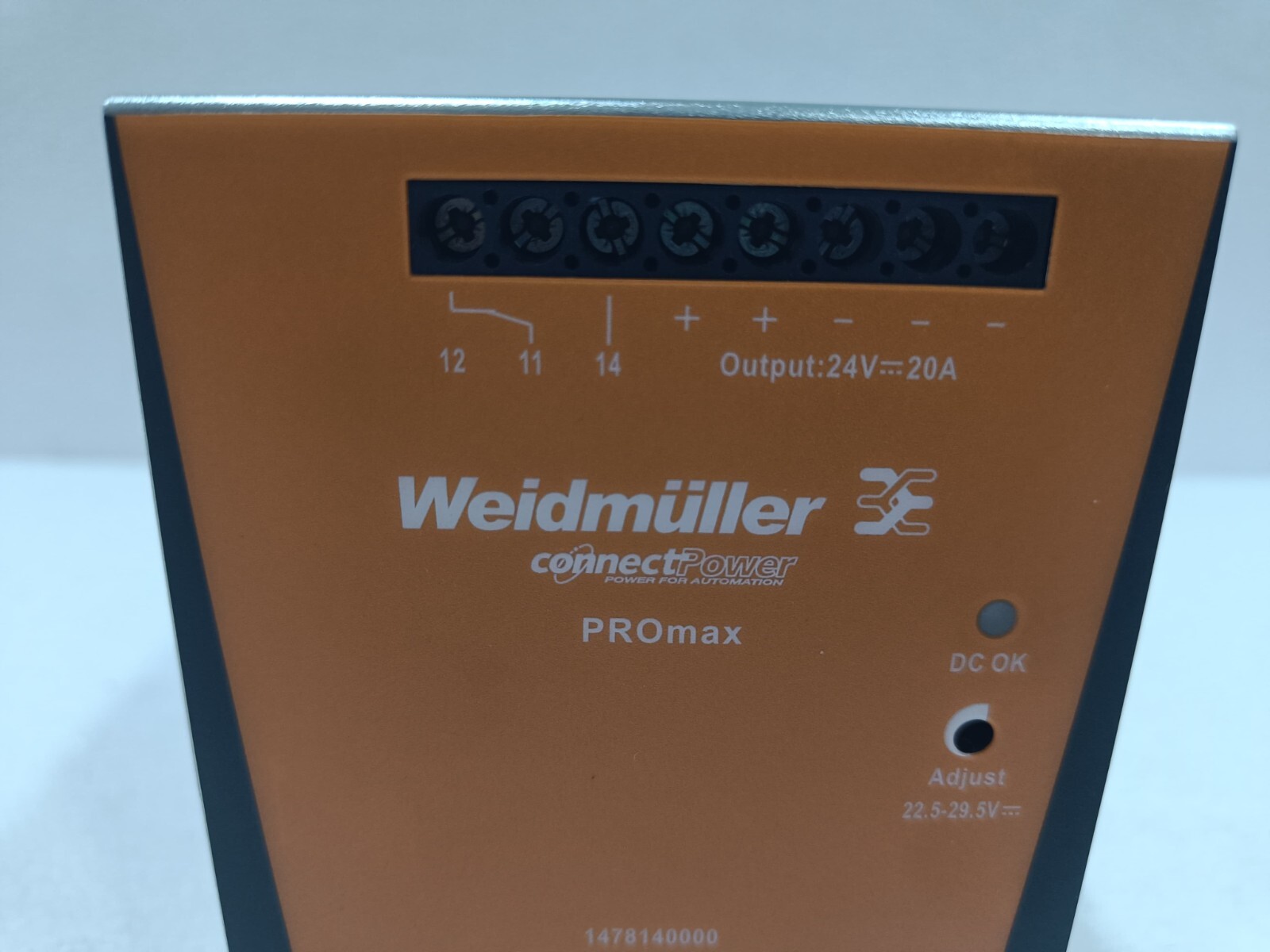 1478140000 24V 480W 20A Weidmuller MAX PRO Power Supply NEW New power 1pcs