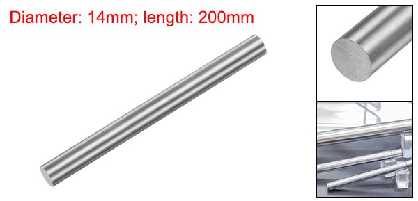 Round Metal Rods 14mm x 200mm High Speed Steel (HSS) Lathe Bar Stock