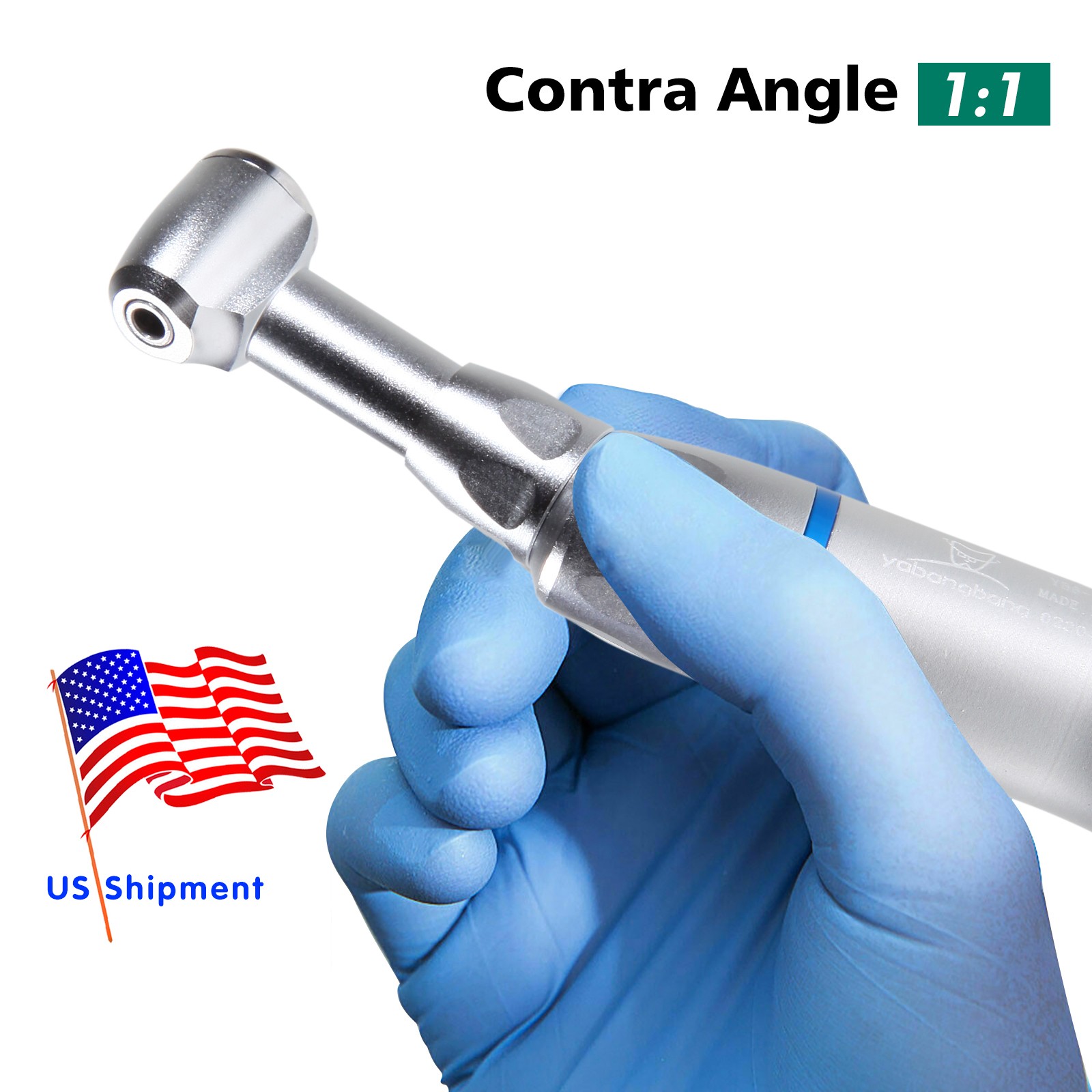 10pcs NSK Style Dental Low Slow Speed Handpiece Contra Angle Push Button E-Type