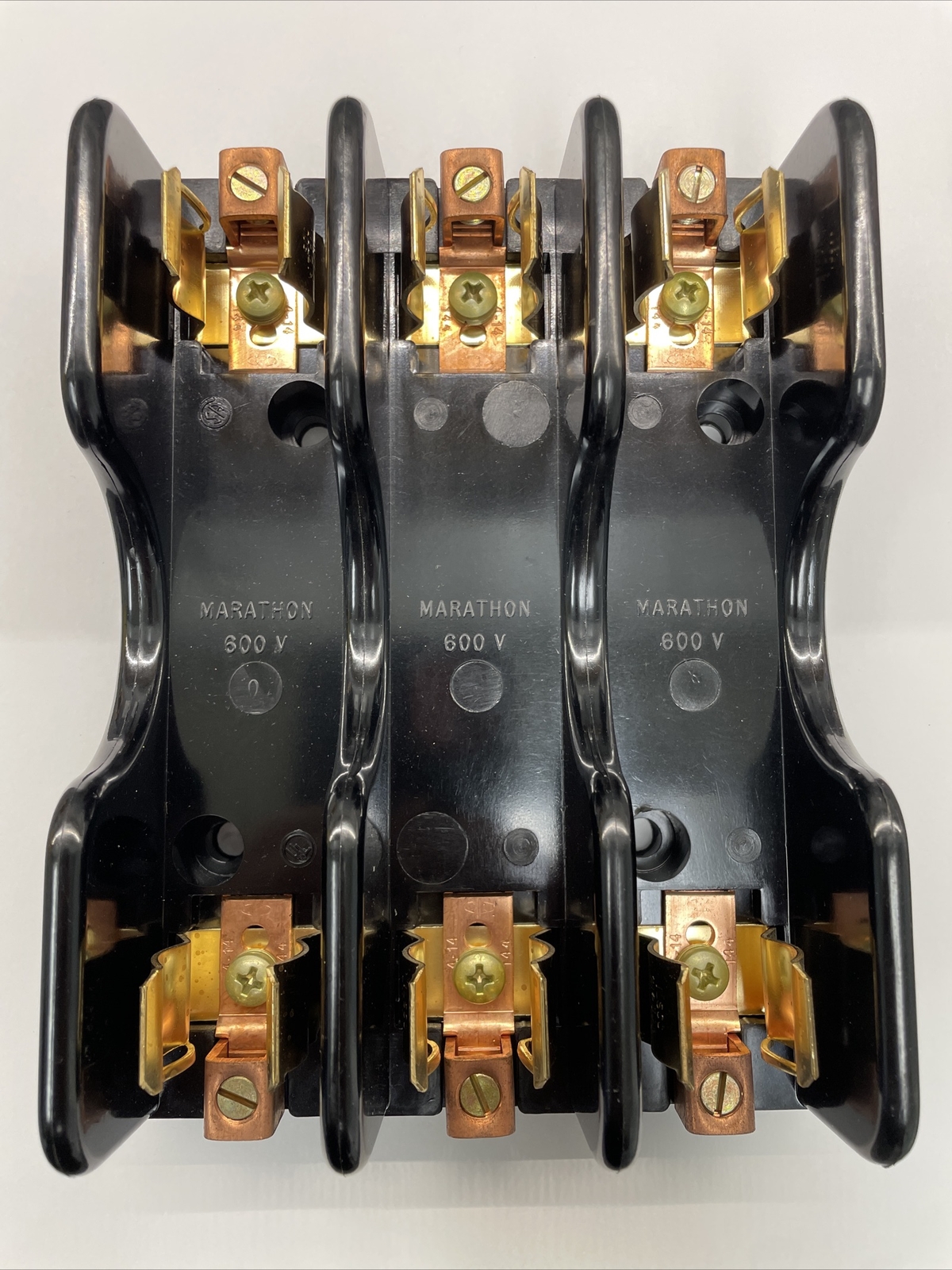 Marathon 4100035 Motor Starter Fuse block holder 3 Pole 600V 35-60 Amp 35A 60A