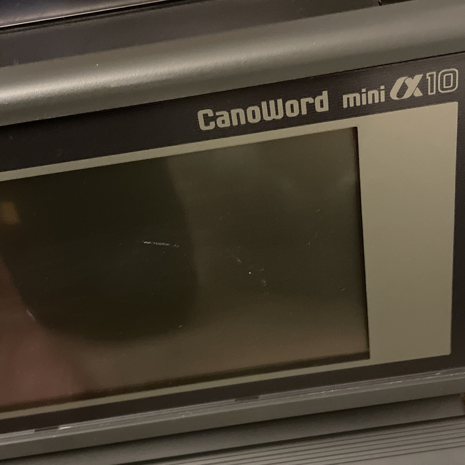Vintage Japanese Canon CanoWord MINI10 Personal Computer Word Processor Rare