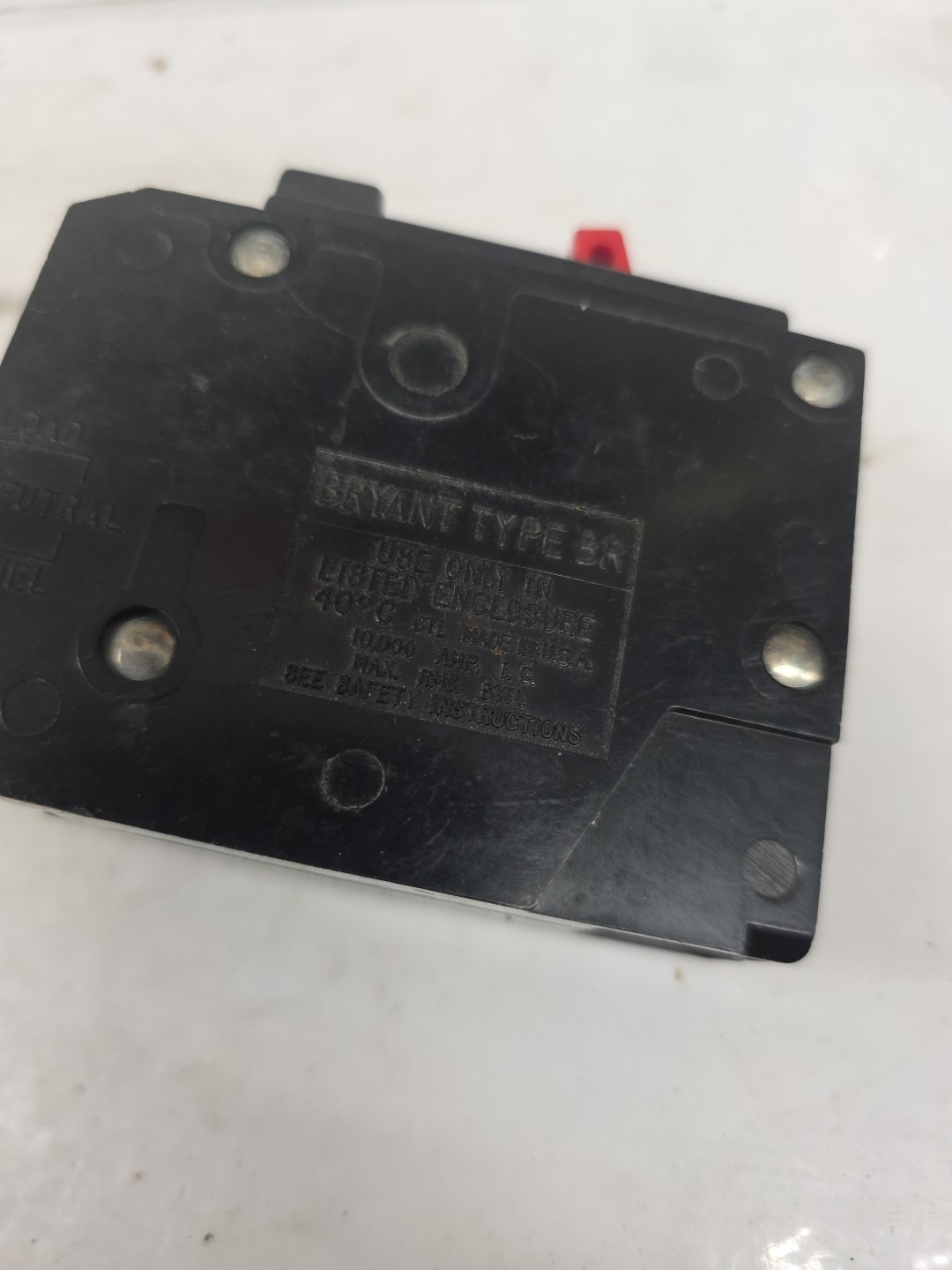 BRYANT Type Br 120 GFCI 20 Amp 1 Pole 120VAC Circuit Breaker