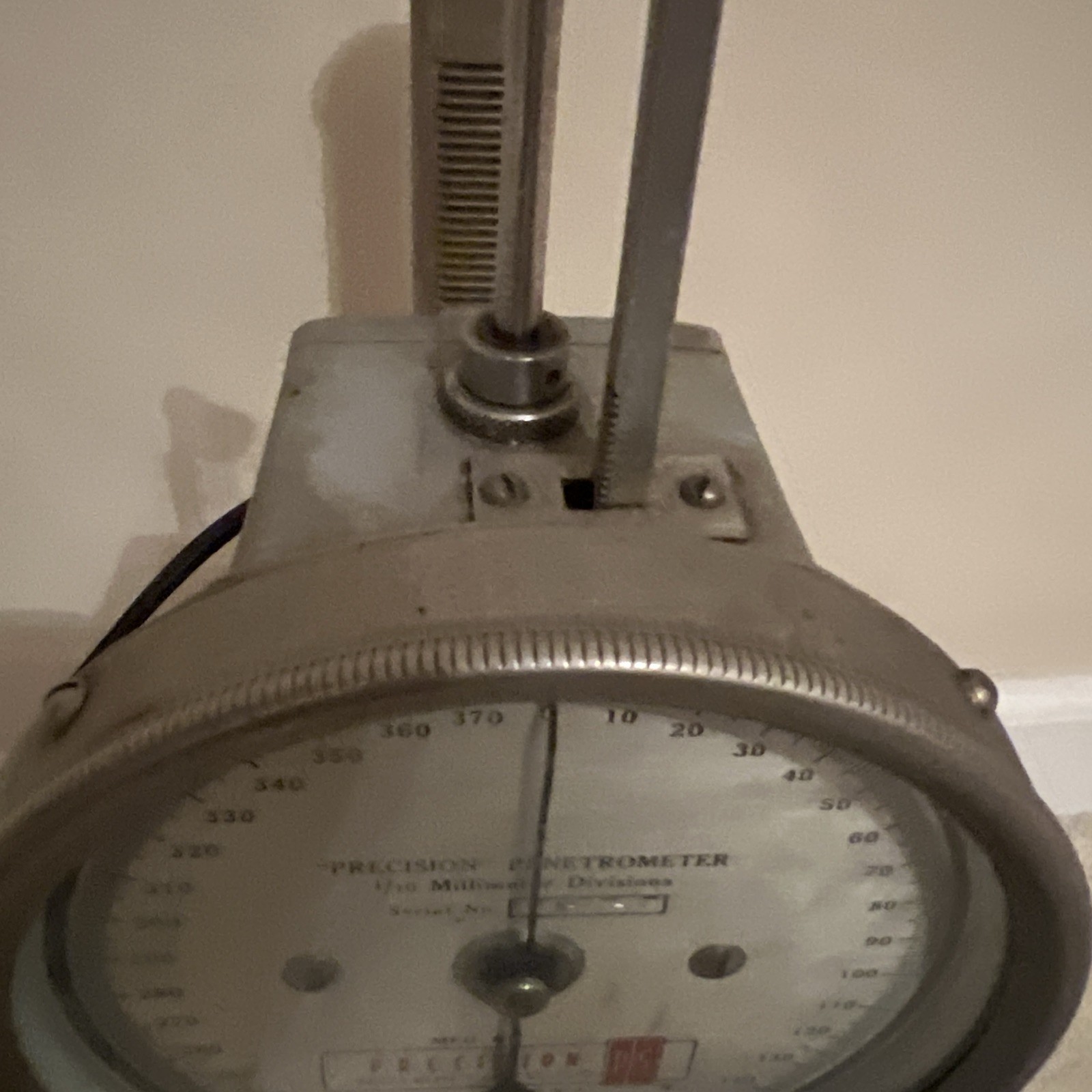 Precision Scientific Vintage PS Penetrometer USA 1/10 Millimeter