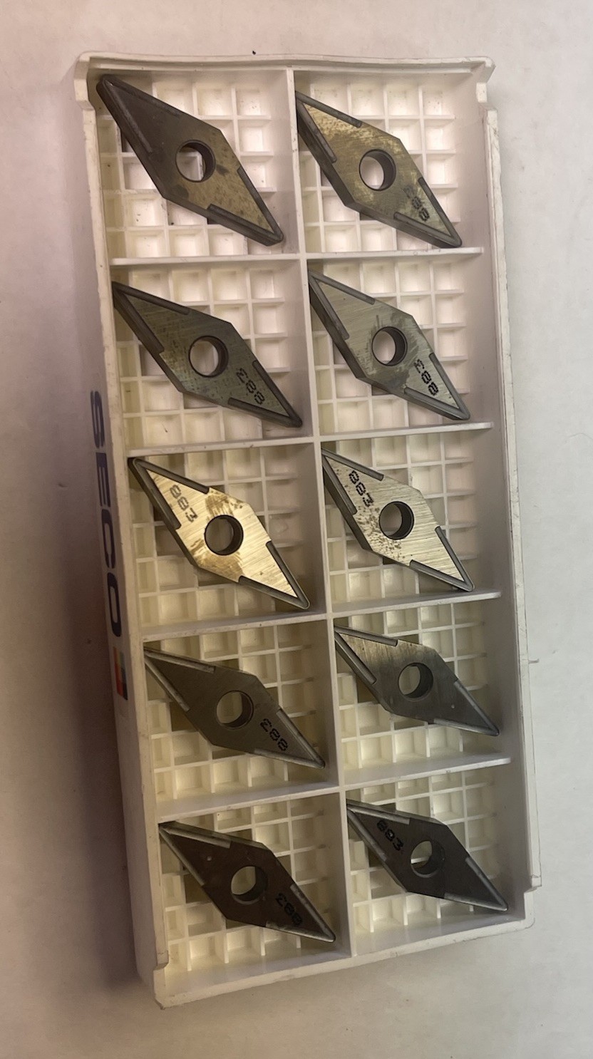 Seco VNMG432-MR4 VNMG220408-MR4 Carbide Inserts 09670 Grade 883 Qty.10 (26MY183)