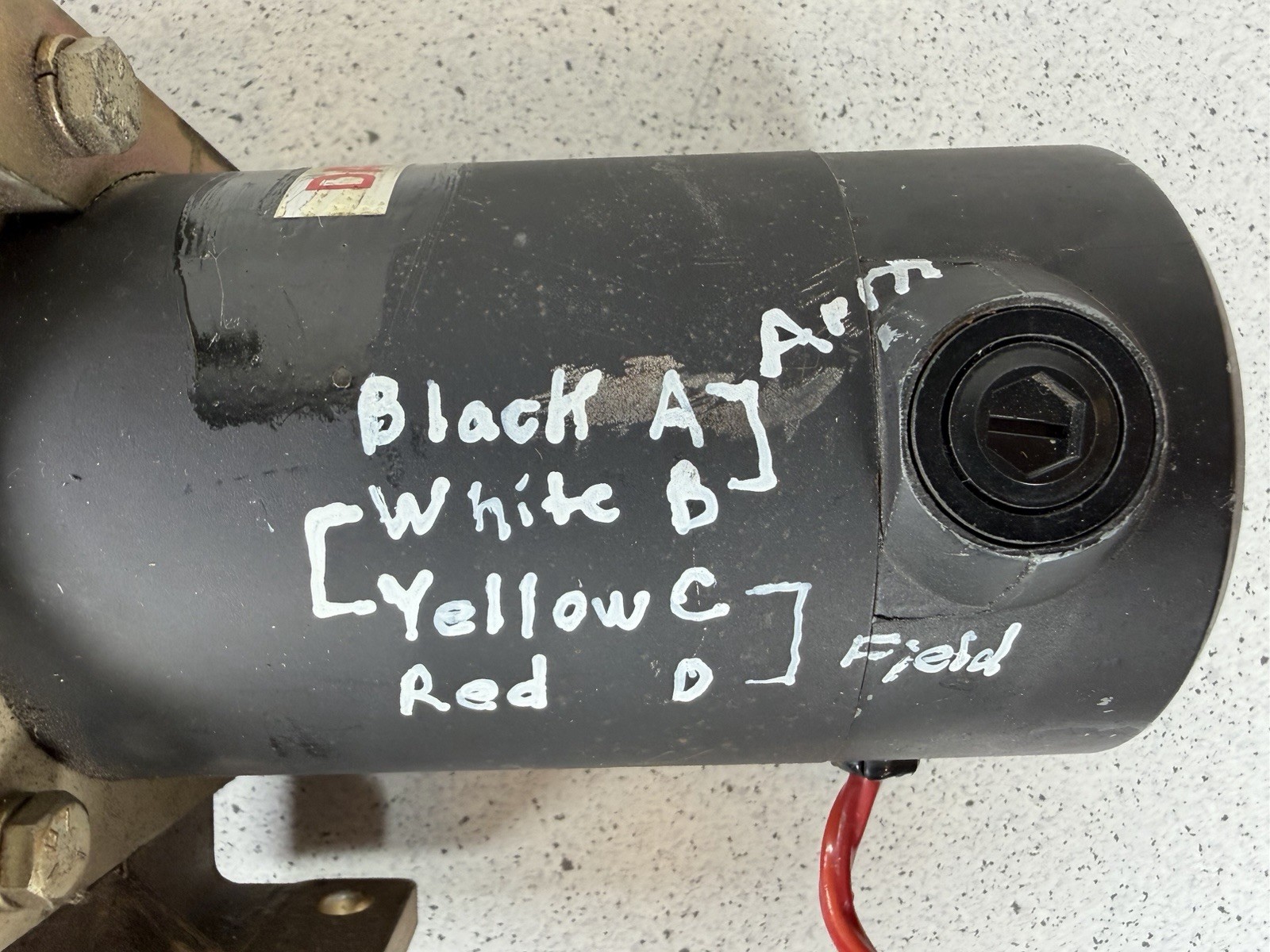 No Name Right Angle Motor Eng. WD15304/001 (WC15087/00*) Untested!!