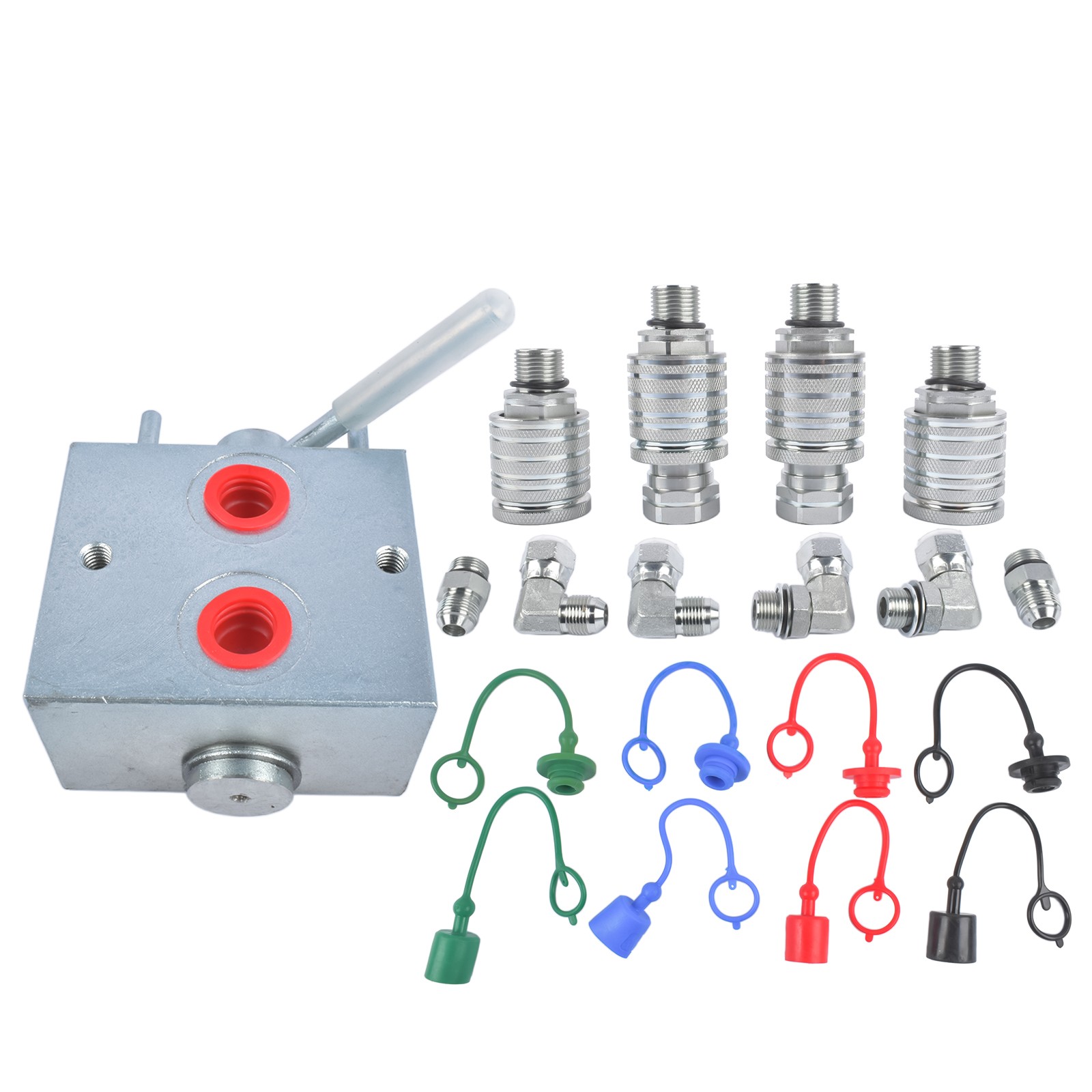 20 GPM Flow, 3000 PSI Max Pressure Manual Hydraulic Multiplier with Couplers