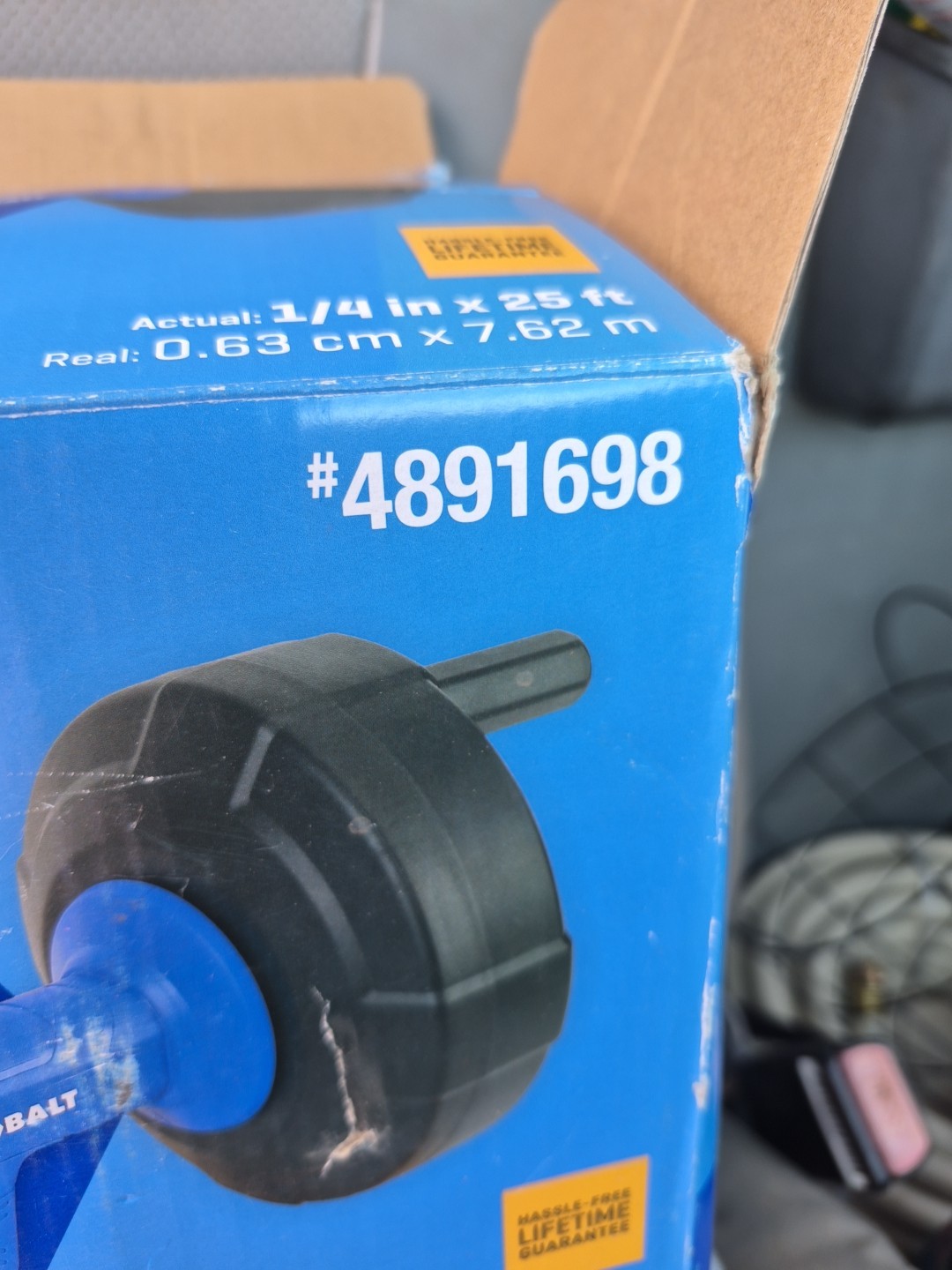 Kobalt 25ft Automatic Feed Auger 1/4in #4891698