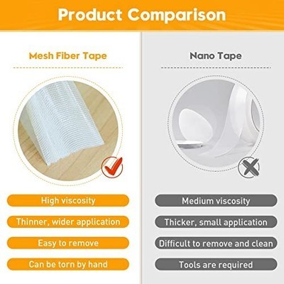 Double Sided Tape Heavy Duty Mounting Tape 1.8″ X 33 FT 10m Two Sided Thin