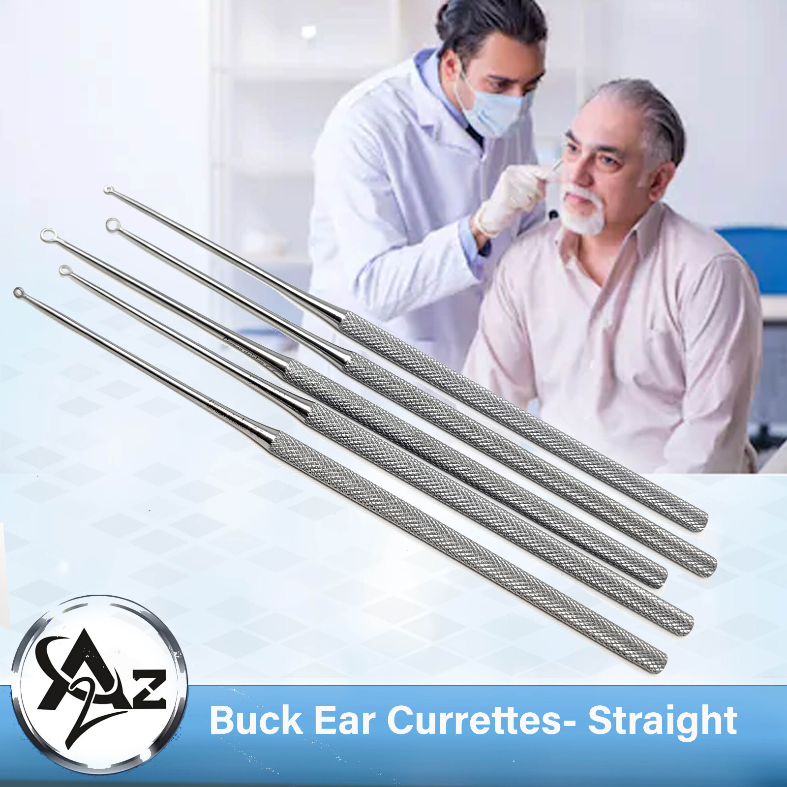 Nasal Sinus Surgical Kit,Hartman Alligator Forcep Buck Ear Micro ENT Instruments