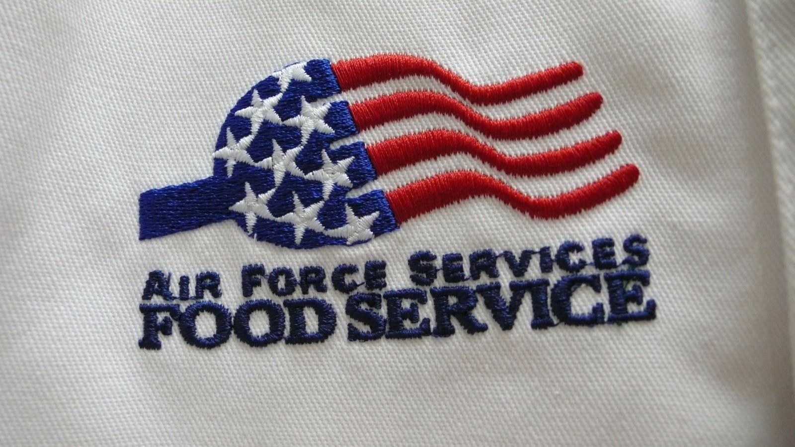 US AIR FORCE JACKET CHEF COAT SENIOR AIRMAN FOOD SERVICE