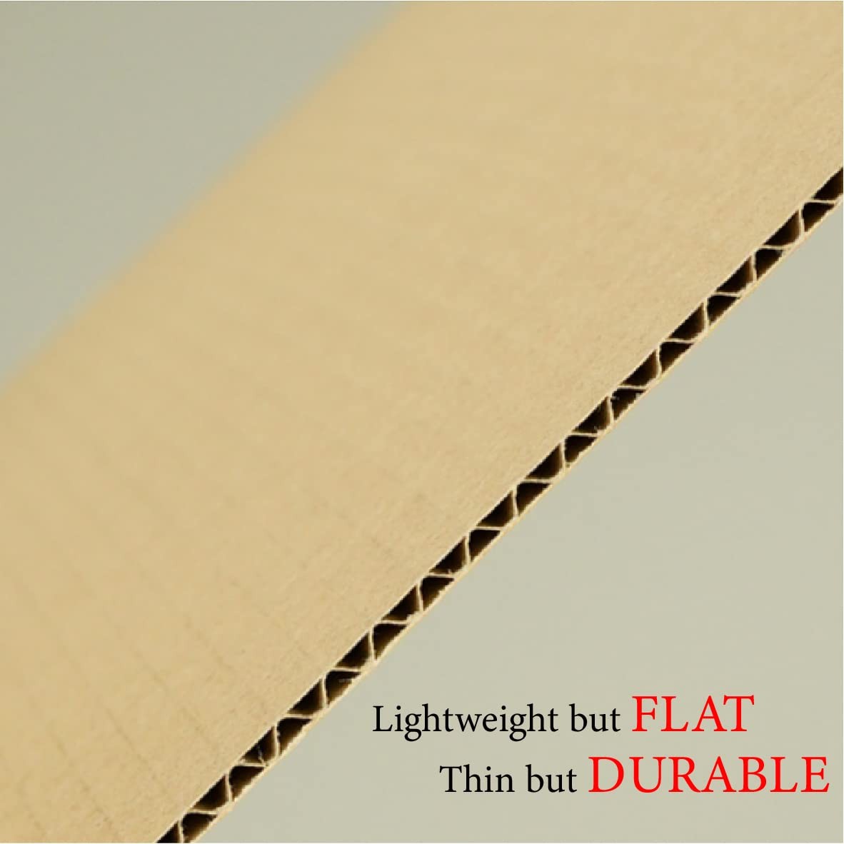 50 Packs 11×14 Inch Corrugated Cardboard Sheets, Rigid Kraft Cardboard Divide…