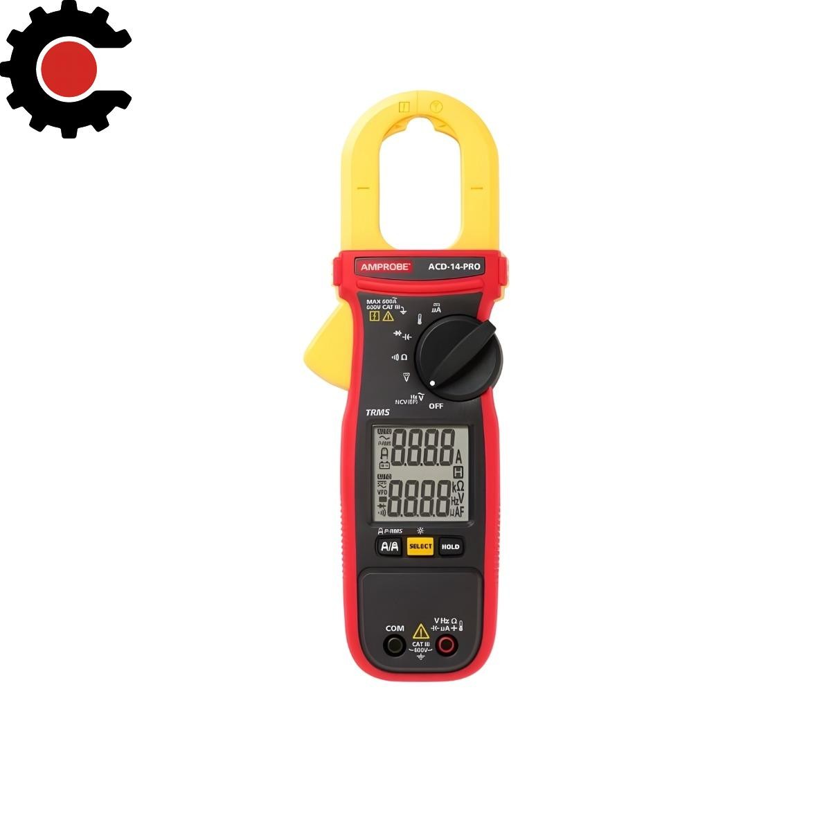 Amprobe ACD-14-PRO True-RMS Dual Display 600A Clamp Meter
